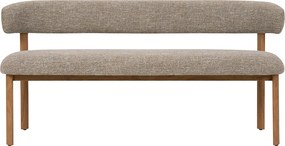 Eetbank Eiken Met Grove Stof 160 Cm