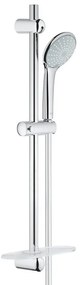 GROHE Euphoria 110 Duo Glijstangset - 60cm - ronde handdouche - 2 straalsoorten - gladde doucheslang - met zeepschaal - chroom 27230001