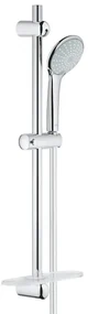 GROHE Euphoria 110 Duo Glijstangset - 60cm - ronde handdouche - 2 straalsoorten - gladde doucheslang - met zeepschaal - chroom 27230001