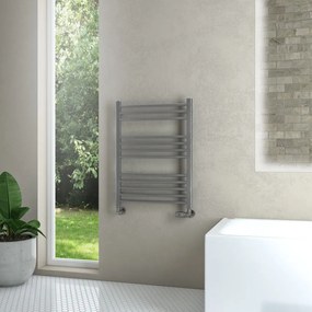 Eastbrook Wendover handdoekradiator 60x80cm 358W RVS geborsteld