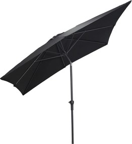 Garden Impressions Lotus stokparasol 250x250 - zwart