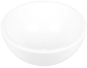 Differnz Ruz Waskom - 25x25x11.5cm - keramiek - rond - mat wit 36.102.09
