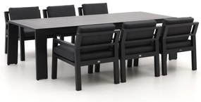 Bellagio Vinadio 255cm low dining tuinset 7-delig