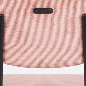 Zuiver Benson Hoge Barkruk Stof Roze