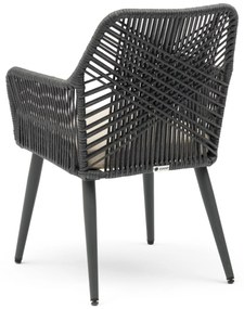 Tuinstoel Aluminium/rope Grijs-antraciet Coco Vedra