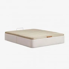 Gestoffeerde Opvouwbare Canapé Voor Uferyn Matras 160x200 Cm Stof Crème Beige & 160 X 200 Cm - Sklum