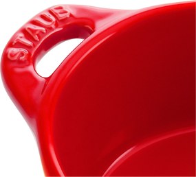 Staub Ceramique Mini braadpan 10 cm / 200 ml, Rond, Kersenrood - Ceramique - Staub