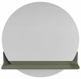 Mondiaz Spot spiegel rond Ø60cm met planchet army