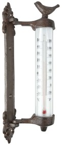 Esschert Design Muurthermometer gietijzer bruin BR20