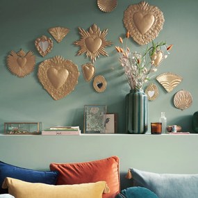 Wanddecoratie ex-voto in messing, Strakaza