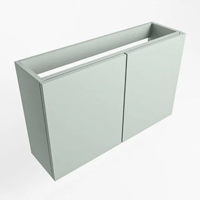 Mondiaz FOWY fonteinonderkast - 70x22x50cm - 2 deuren - push to open - softclose - Greey FOWYTO70Gre2D