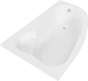 Mexen Westa linker hoekbad 160 x 100 cm, wit - 560116010001
