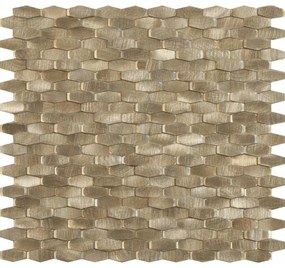 Dune Materia Mosaics Mozaiektegel 28.4x30cm Halley Gold 5mm Mat/glans Gold 1916859