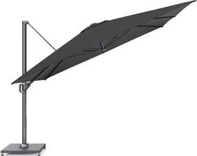 Platinum Challenger zweefparasol 350x350 cm T1 Telescope (excl. voet) Faded Black