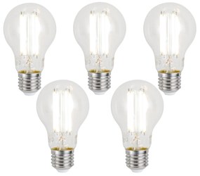 Set van 5 Smart E27 dimbare LED lampen A60 helder 7W 806 lm 2700-6500K