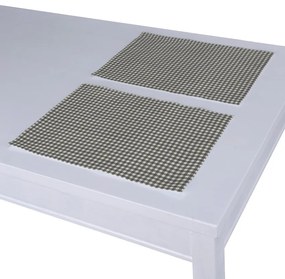 Dekoria Placemats 2 st., grijs-ecru , 30 x 40 cm