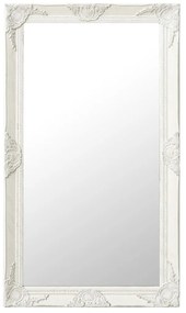 vidaXL Wandspiegel barok stijl 60x100 cm wit