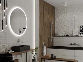 Ronde badkamerspiegel met LED verlichting C1