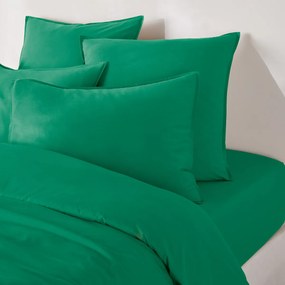 Effen hoeslaken in gewassen katoen, omslag 30 cm, Scenario