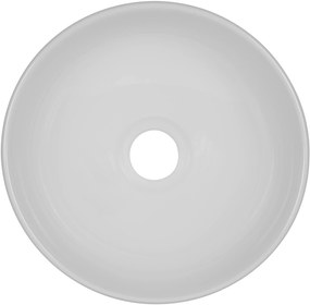 Saqu Soft ronde waskom Ø28x10cm keramiek wit