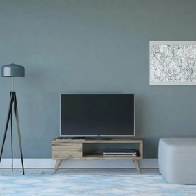Homemania Tv-meubel Maya 90x30x33 cm walnootkleurig