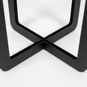 Zuiver Centre Black Design Bijzettafel Mat Zwart - 42.5 X 42.5cm.