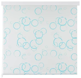 vidaXL Rolgordijn voor douche 120x240 cm bubbel