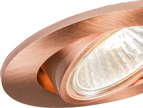 Smart inbouwspot koper kantelbaar incl. Wifi GU10 - Cisco