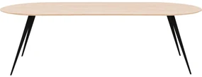 Goossens Excellent Eettafel Floyd, Semi rond 240 x 100 cm