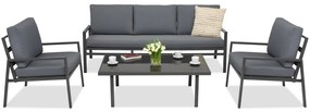 Moderne metalen tuinmeubelen Vigo Garden Point antraciet