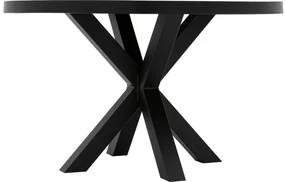 Goossens Eettafel Blade, Strak blad rond 110 x 110 cm 6 cm dik