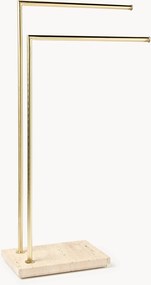 Handdoekstandaard Susan met travertijnen voetstuk