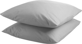 Kussensloop 2 stuks – 2x 60×70 – lichtgrijs