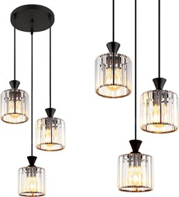 Hanglamp EBT025-3CP BLACK