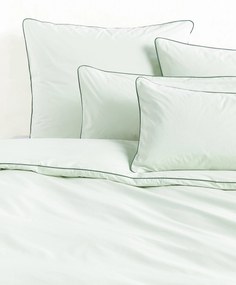 Perkal katoenen dekbedovertrek Daria met bies