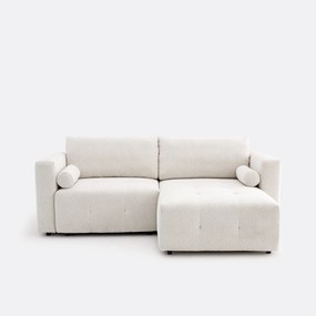 Hoekslaapbank van gemêleerde chenille, MASI