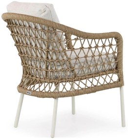 Tuinset 10 personen 400 cm Aluminium/wicker Taupe Coco Bali/Brighton