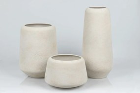 Bloempot wit – bloempot Marbella, middel – bloempot wit