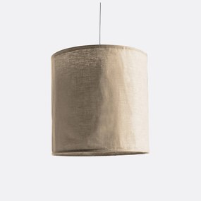 Hanglamp / lampenkap in gekreukt linnenØ30 cm, Thad