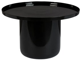 Zuiver Shiny Bomb Zwarte Design Salontafel Rond - 67 X 67cm.
