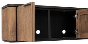 DTP Home Soho Hangend Tv-meubel Teak En Mortex 190 Cm - 190x40x42cm.