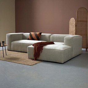 Beige Bank Met Chaise Longue Rechts