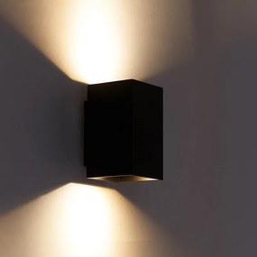 Moderne Smart wandlamp zwart incl. 2 WiFi GU10 - Sandy