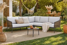 Loungeset tuin 5 personen Aluminium Taupe  Coco Ewa/Pacific