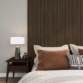 AkuPanel 300 cm Gerookt Eiken   - Akoestische panelen