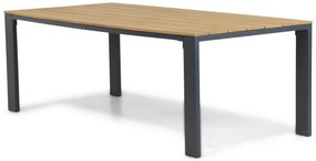 Dining Tuintafel rechthoekig 220 x 109 cm Grijs Lino