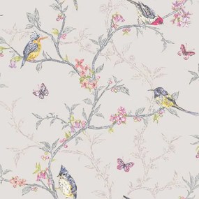 DUTCH WALLCOVERINGS Behang Phoebe lila