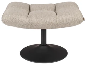 Dutchbone Bar Draaibare Hocker Stof Lichtgrijs