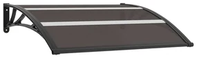 vidaXL Deurluifel 120x80 cm PC zwart