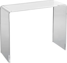 VEVOR U-vormige bijzettafel 964 x 381 x 740 mm, U-vormige bijzettafel van acryl, transparante salontafel voor drankjes, eten, snacks, te gebruiken in de woonkamer, slaapkamer, studeerkamer, enz.